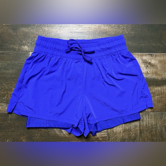 Spyder Active Women’s Running Shorts Blue Small – Lined Athletic - Picture 1 of 7